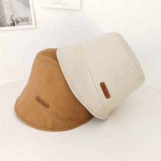 Mũ bucket kaki trơn handmade
