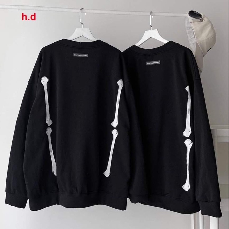 Áo cardigan nữ Chữ Thập Tay Xương form rộng [FREESHIP] Áo khoác nữ chất vải dày dặn họa tiết caro đen trắng mùa đông