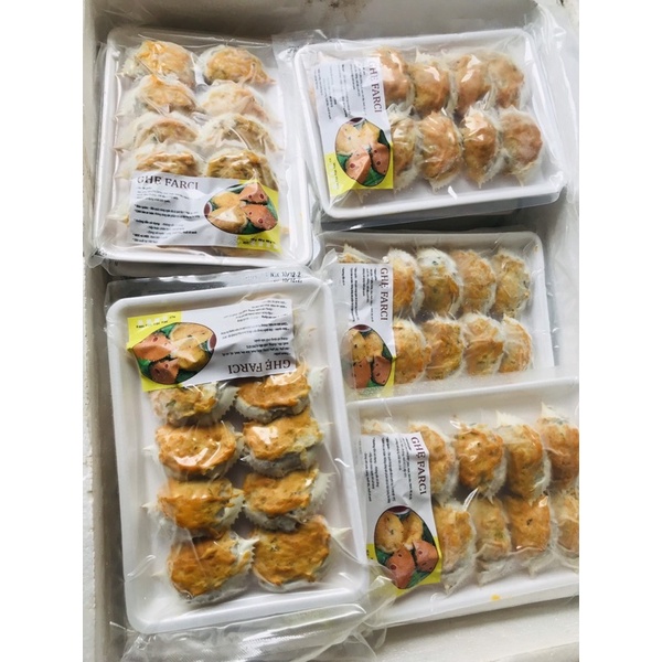 Ghẹ Farci khay 10 mai nặng 300gr