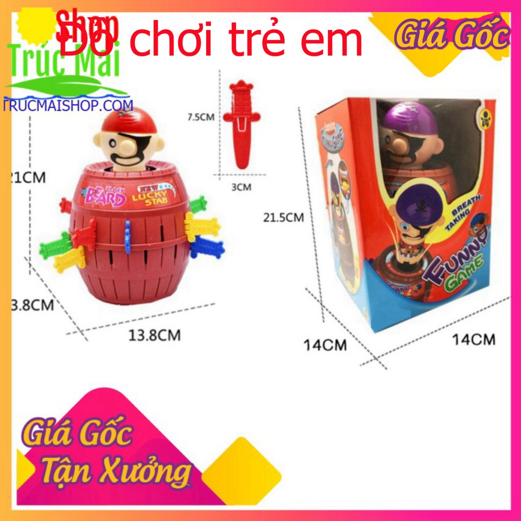 [Giá Xưởng] Đâm hải tặc size lớn 20cm chất liệu dày, không lo bể vỡ