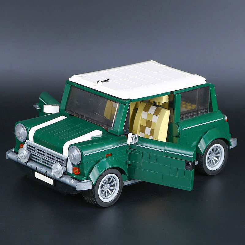 Lego Builder -  Lepin 21002 , Leji 20004 ( Lắp Ráp Ô Tô Mini Cooper Xanh Lá 1106 khối )