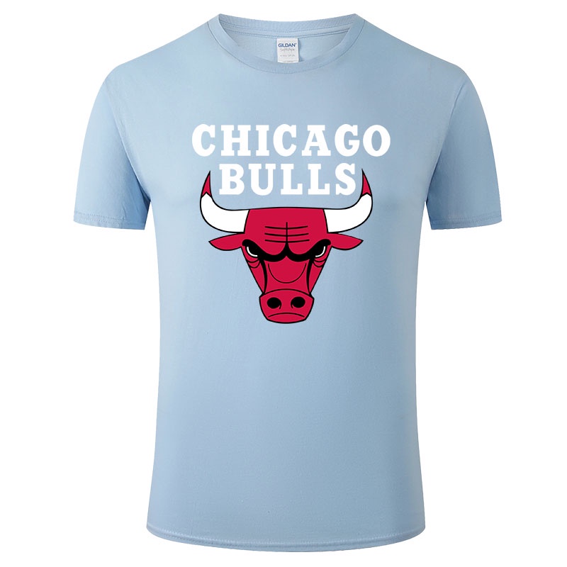 Áo Thun Tay Ngắn In Hình Bò Tót Chicago Thời Trang Mùa Hè Mới