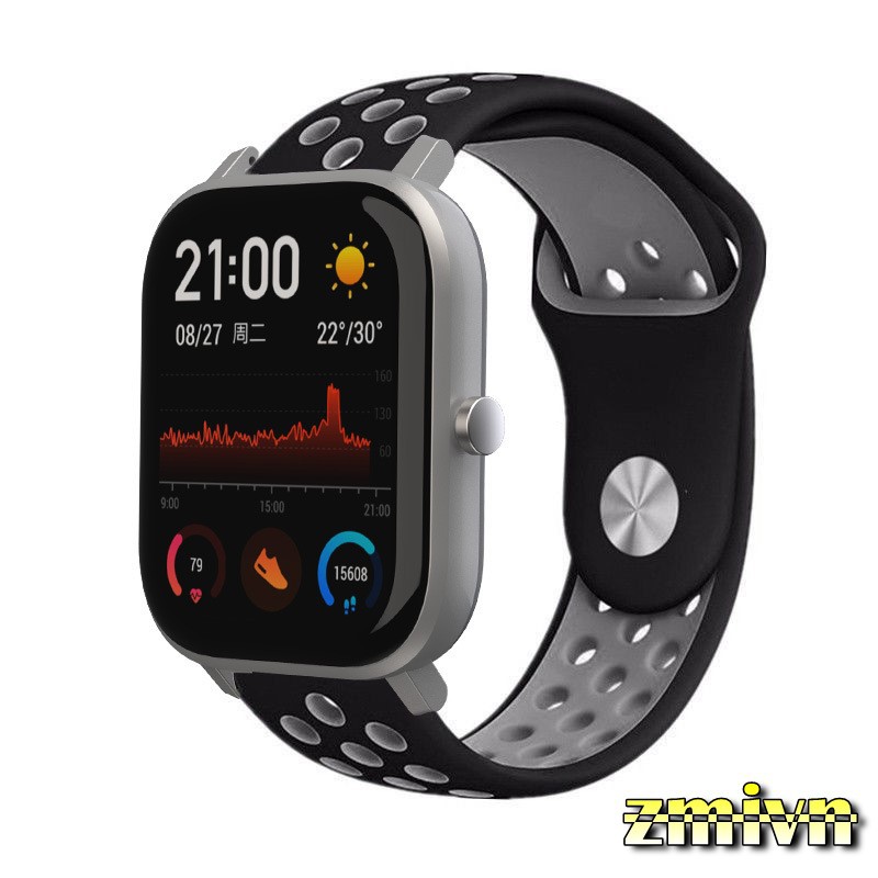 Dây đeo Nike cho Xiaomi Haylou LS02/ Amazfit Gts 2 / Ticwatch Ls02 / Comi P8 / Gtr 42mm...