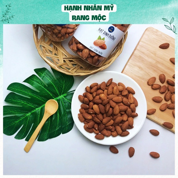 Hạnh nhân Mỹ rang mộc - Ăn vặt mẹ bầu by Tiệm nhà Mơ