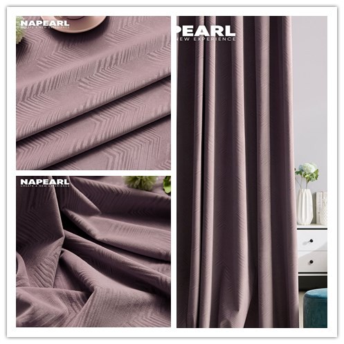 1 Rèm Cửa Napearl Họa Tiết Kẻ Sọc Đơn Giản Chất Lượng Cao