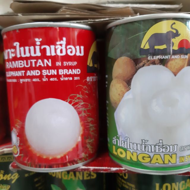 Trái Nhãn Ngâm nước đường Thái Lan lon 565gram