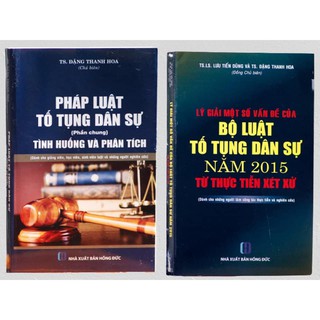 Sách - Combo Pháp luật tố tụng ds và Lý giải một số vấn đề của Bộ luật tố tụng ds của Ts. Đặng Thanh Hoa, ĐH Luật TpHCM