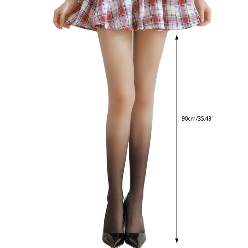 Quần Tất Dài Bằng Nylon Màu Sắc Gradient Thời Trang Mùa Hè Gợi Cảm Dành Cho Nữ