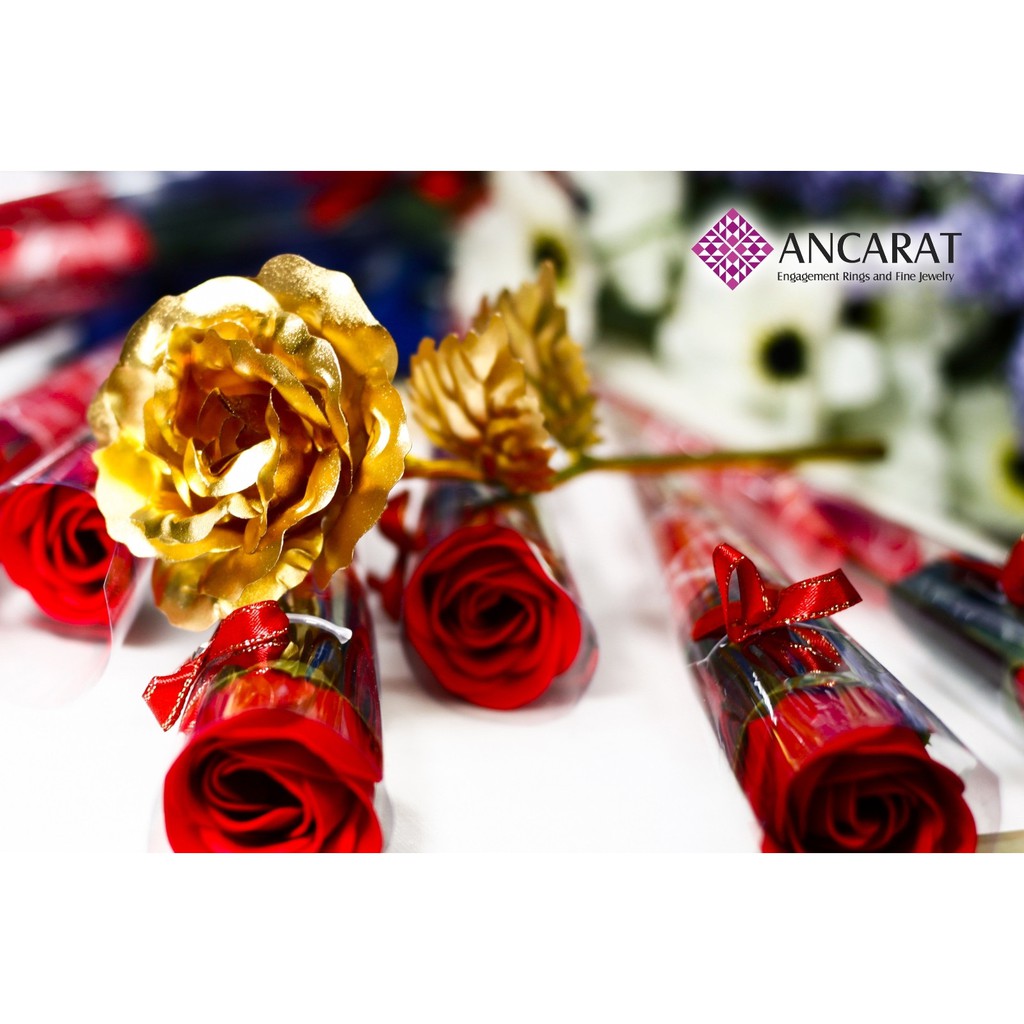 ANCARAT - Hoa Hồng mạ vàng 9999 - AO2.Q067.001