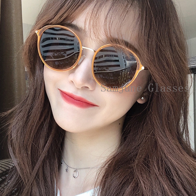 Kính mát Samjune gọng oval phong cách retro trẻ trung