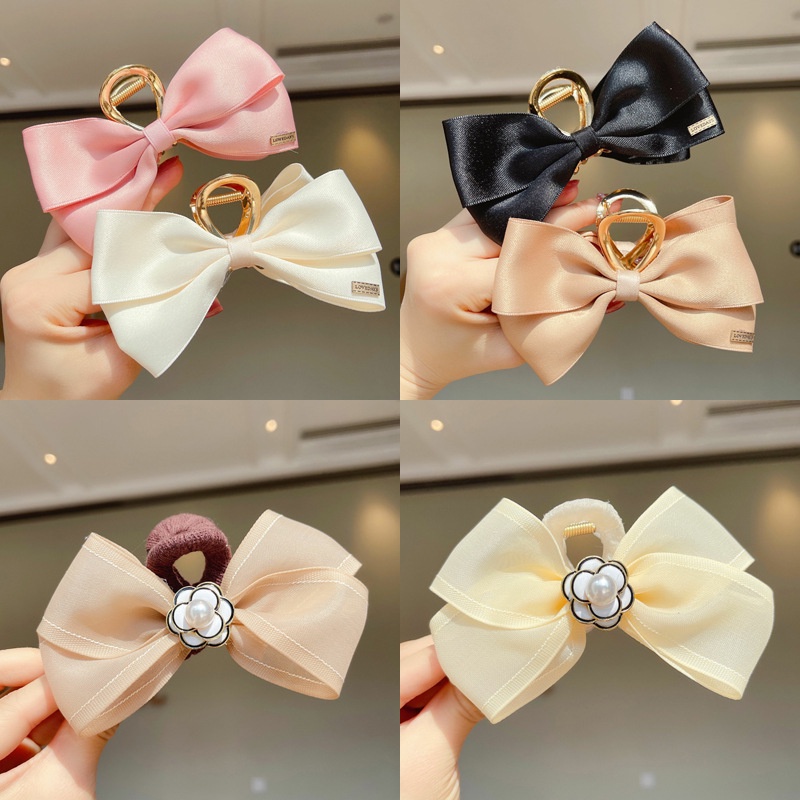 Kẹp Tóc Hình Nơ Lưng Bằng Hợp Kim