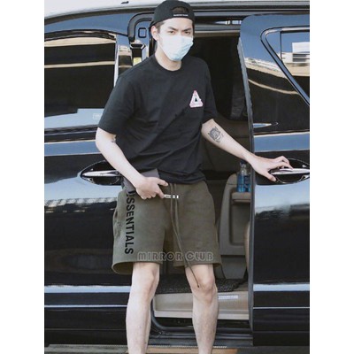 FEAR OF GOD FOG ESSENTIAL new embossed letter printing fashion all-match casual shorts