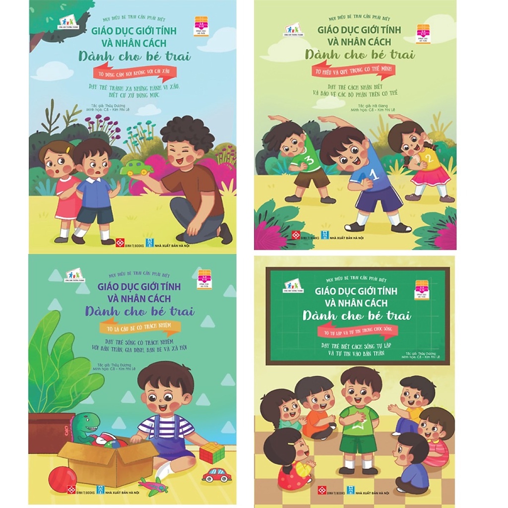 Sách - Giáo dục giới tính và nhân cách dành cho bé trai