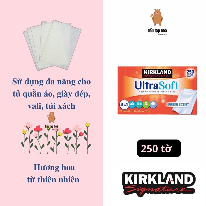 [Tách lẻ] Giấy thơm UltraSoft Kirkland Signature hương thơm tươi mát nhập khẩu Mỹ