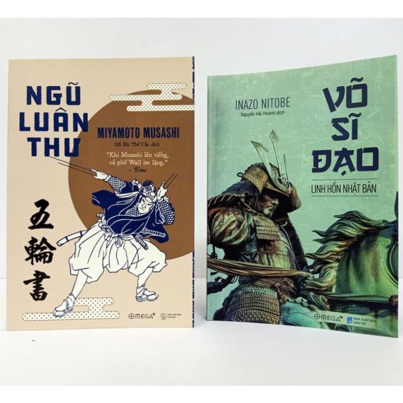 Sách - Combo Tinh Thần Nhật Bản (Võ sĩ đạo + Ngũ Luân Thư) Tặng Kèm Bookmark