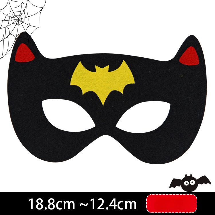 Mặt Nạ Hóa Trang Halloween Bằng Vải Không Dệt Hình Hoạt Hình Cho Trẻ Em
