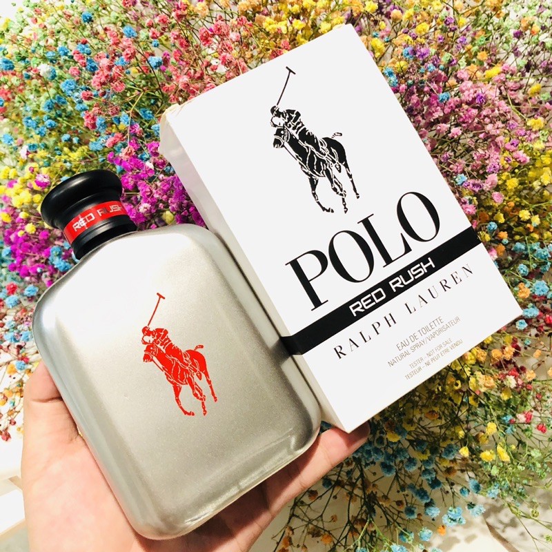 Nước hoa TESTER Nam Polo Red Rush 100ml Phiên bản nước hoa mới nhất của nhà Ralph Lauren