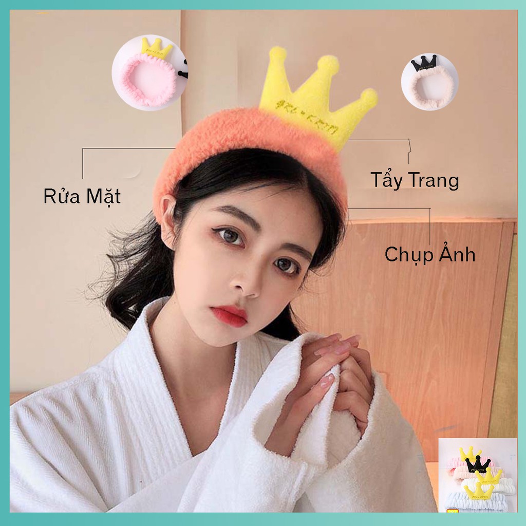 Băng Đô Cài Tóc Cao Cấp Vương Miện QUEEN RR777 Sang Chảnh