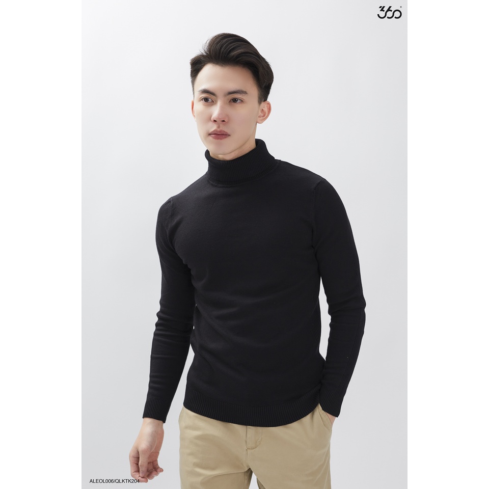 Áo len cổ lọ giữ nhiệt unisex thương hiệu thời trang 360 Boutique ấm áp basic dễ phối đồ - ALEOL006