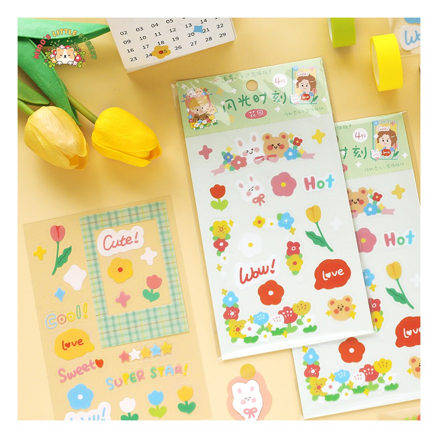 SET 4 TẤM STICKER TRANG TRÍ ẢNH | MST344