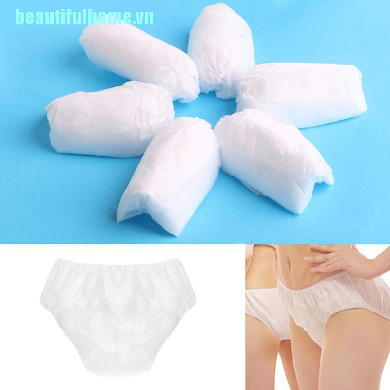 (Hàng Mới Về) Bộ 6 Quần Lót Giấy Không Dệt Dùng Một Lần