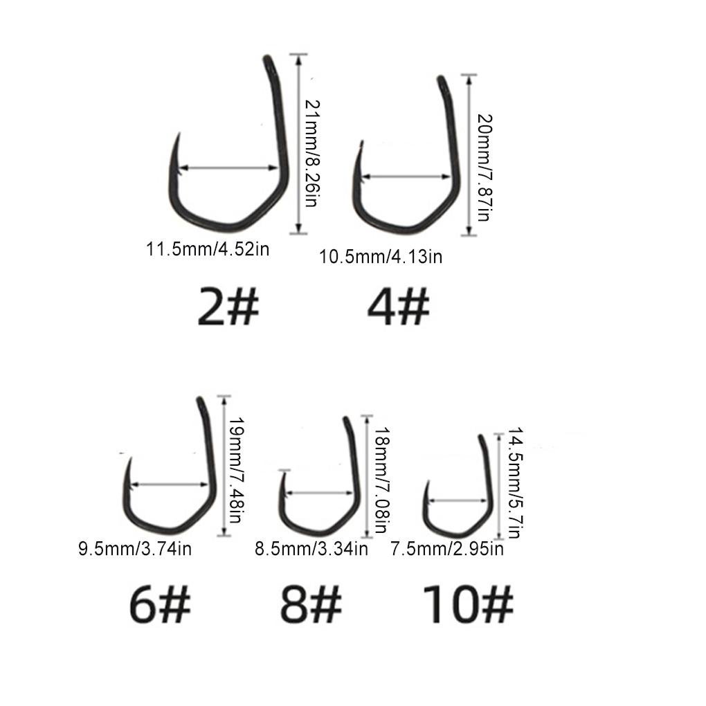 Bộ 50 Móc Câu Cá Đa Năng Chống Mòn Tiện Dụng