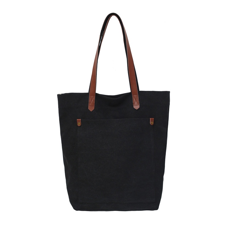 Túi Xách Canvas Cỡ Lớn Thiết Kế Đơn Giản Phong Cách Retro Nhật Bản Cho Nam Nữ fp068