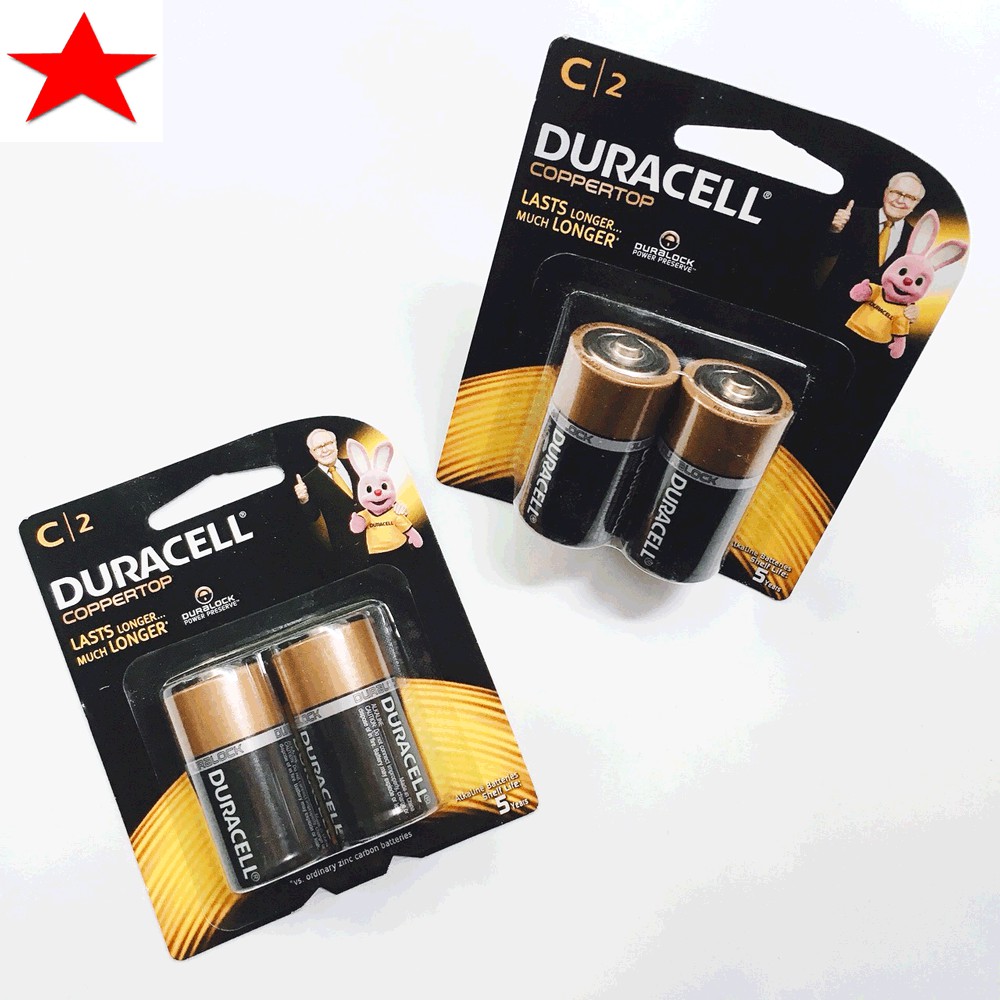 1 Vỉ Pin Duracell Trung Alkaline Chính Hãng