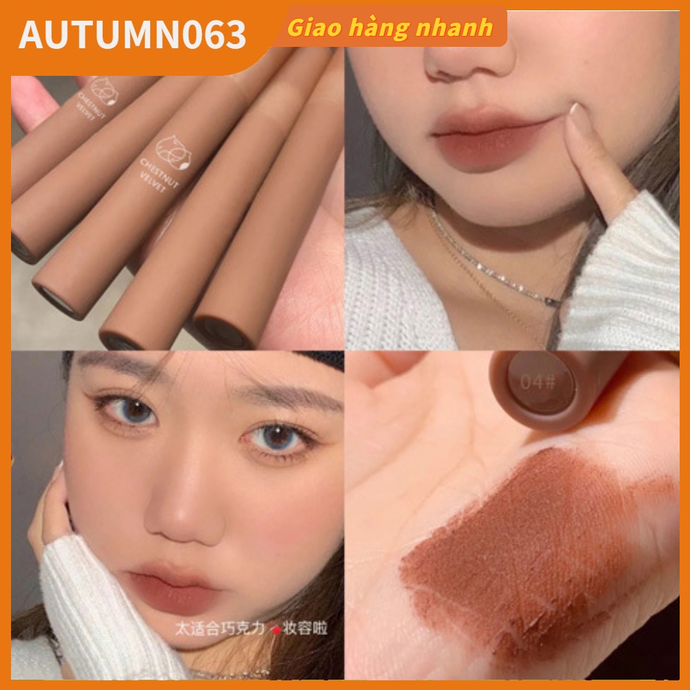 Hàng Hot Son Kem Lì Mùa Màu Sắc Quyến Rũ Dễ Tẩy Trang Cho Nữ