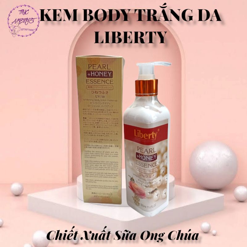 KEM DƯỠNG TRẮNG DA BODY LIBERTY SỮA ONG CHÚA