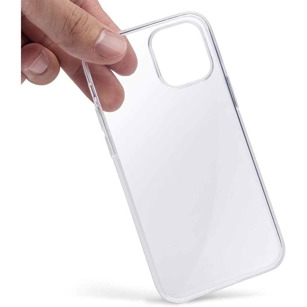 Ốp lưng silicon dẻo trong suốt cho iPhone 12 Mini / iP 12 Pro / 12 Pro Max 11 12 13 14 15 6 7 8 Xs XR 0.6mm Ultra Thin