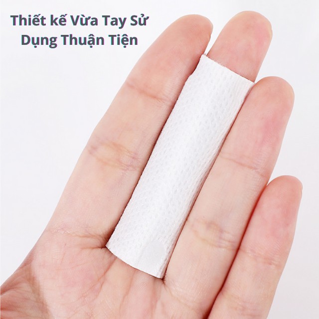 [228 Miếng] Bông Tẩy Trang Cotton Tự Nhiên 2 Mặt 3 Lớp Gói 228 Miếng Tẩy Trang Và Làm Sạch Bụi Bẩn Trên Da