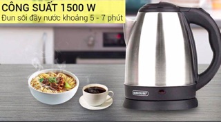 Bình đun siêu tốc Sunhouse 1.8l