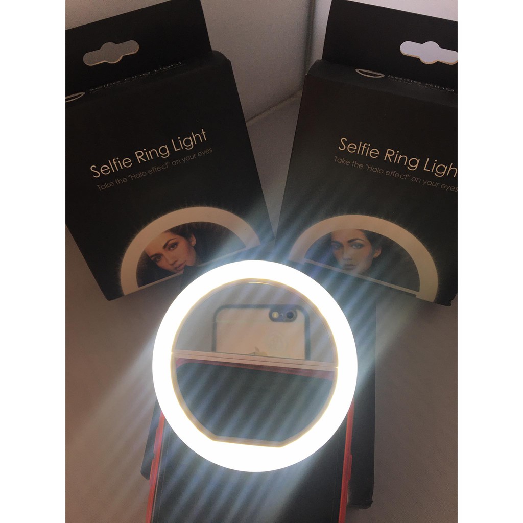 Đèn Led tròn dạng kẹp chụp ảnh cho điện thoại Selfie Ring Light