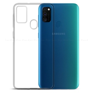 Ốp lưng Silicon Samsung M21/M30s trắng trong hạn chế ố vàng