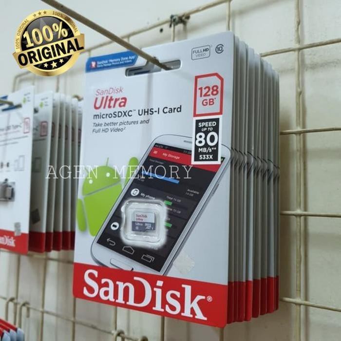 Thẻ Nhớ Micro Sd Hiệu Sandisk Ultra Class10 128gb 80mbps | BigBuy360 - bigbuy360.vn