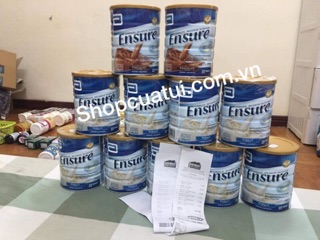Ensure Úc 850g có 2 vị lựa chọn: Vị Vanilla và Chocolate ạ!