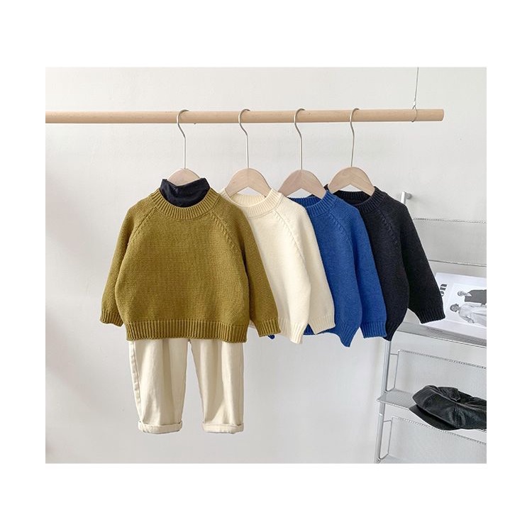 Áo Sweater Phong Cách Hàn Quốc Thời Trang Thu Đông Cho Bé Trai