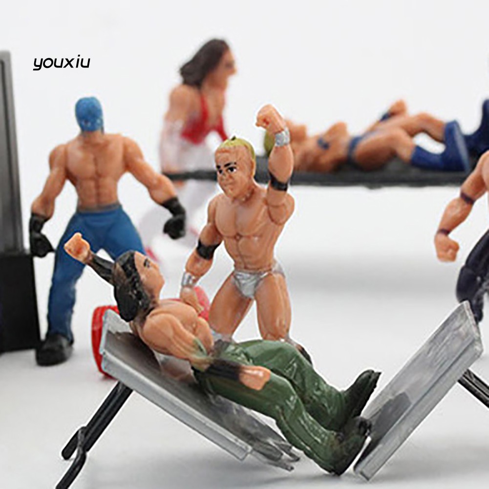 Bộ Đồ Chơi Lắp Ráp Mô Hình Đấu Vật Thú Vị Cho Bé