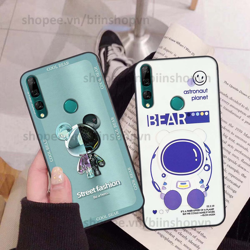 Ốp Huawei Y9 2019 / Y9 Prime 2019 hình gấu bear brick đẹp độc lạ, thời trang, cá tính
