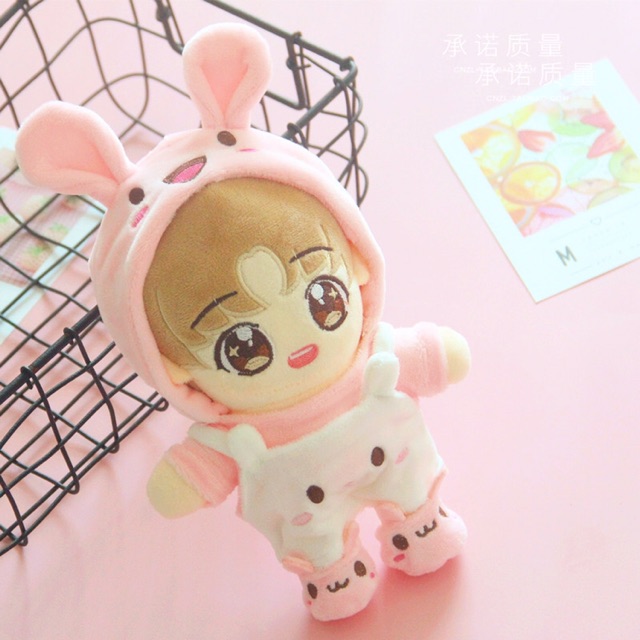 [20-22cm] Set Hoodie 3 món cho Doll - Yếm cho doll - Hoodie cho doll - Outfit cho doll