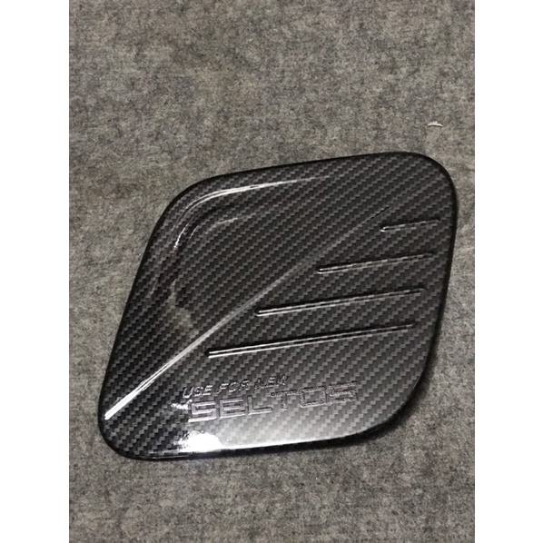 Ốp hõm cửa Ốp gương chiếu hậu xe Kia Seltos Carbon Fiber ốp Tay cửa Nắp bình Xăng 2021 2022 2023