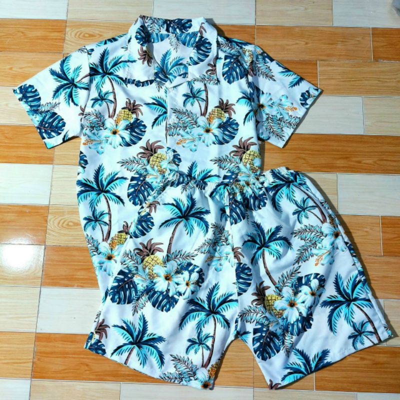 Đồ bộ đi biển, set đồ đi biển gia đình, nhóm du lịch biển, Quần áo đi biển sắc màu cao cấp