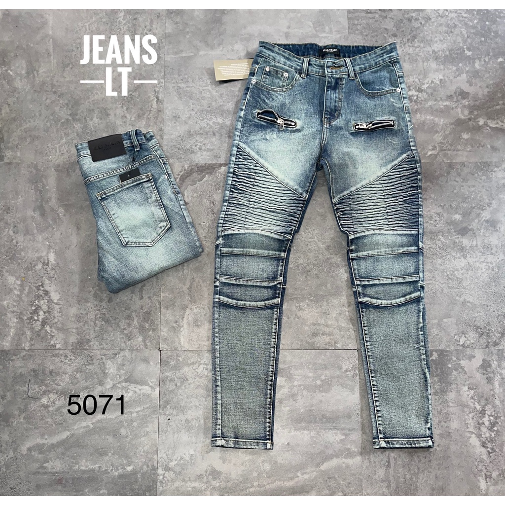 Quần Bò Mikenco, Quần Jeans Mikenco Nam Cao Cấp Vải Bò Không Phai Màu Cháy Phố