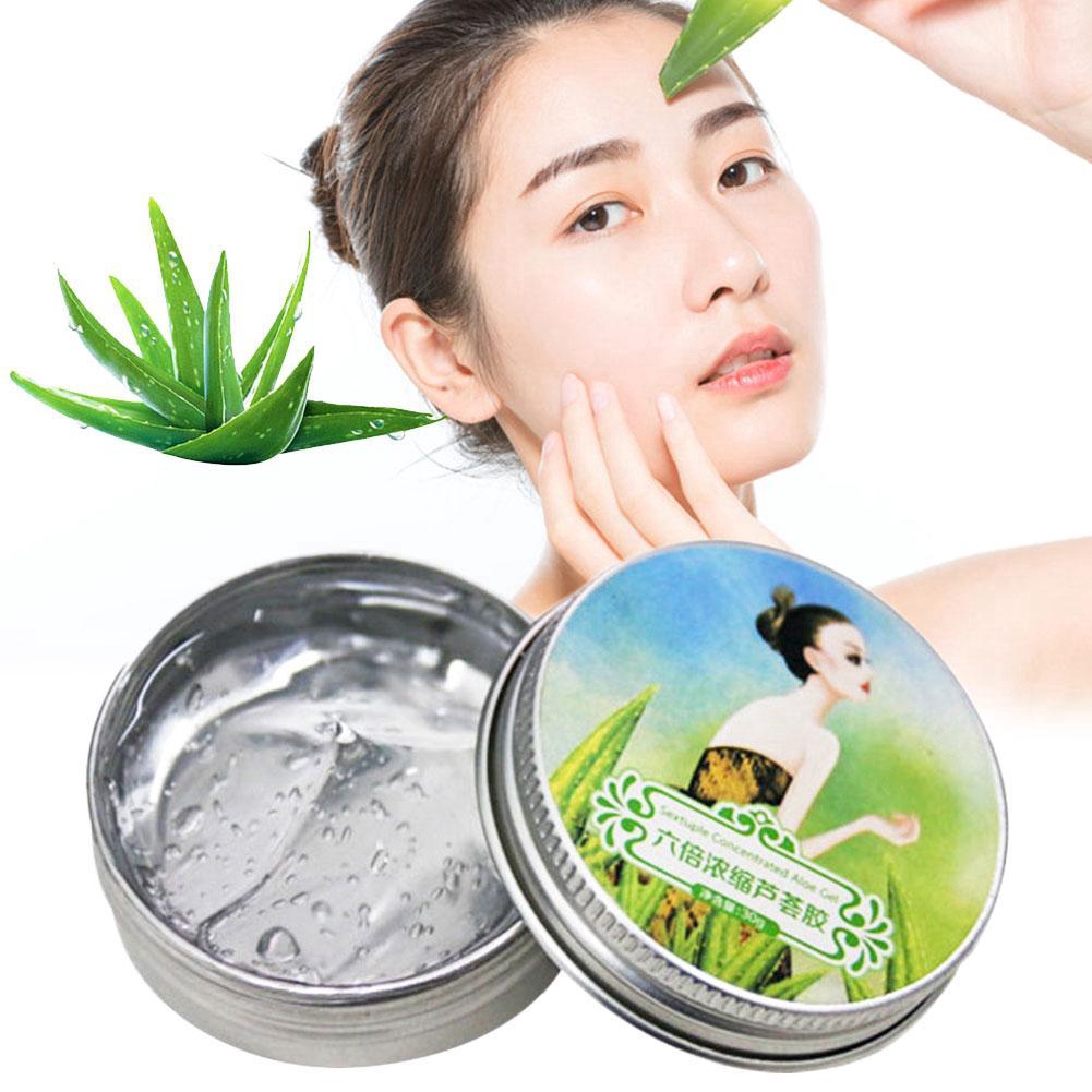 Gel lô hội tự nhiên 100% chăm sóc da mặt và cơ thể độ đậm đặc 6X