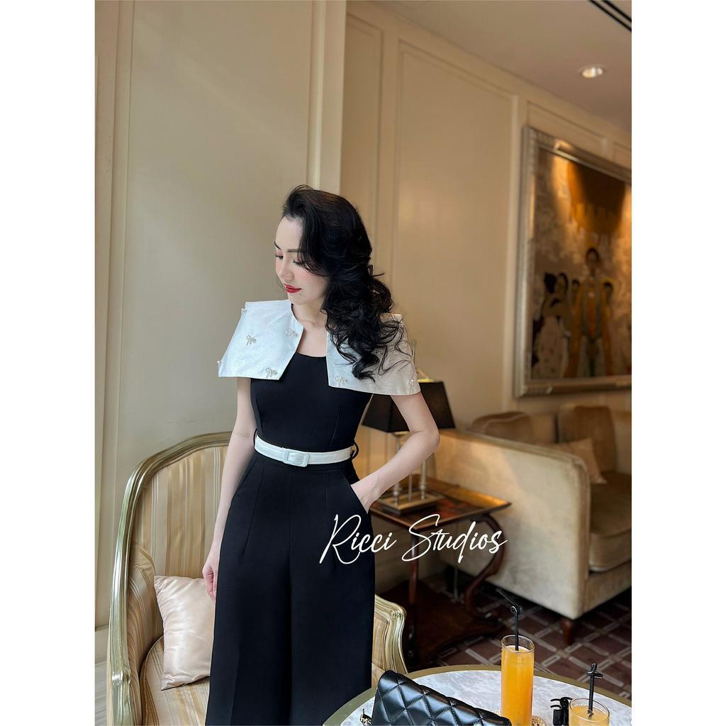 Váy B11 Jumpsuit Ricci thiết kế chất liệu cheo hàn cao cấp | RICCI OFFICIAL