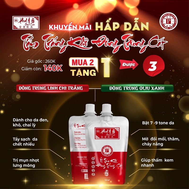 [Chính hãng ] TA.M  .T.R.A.N.G khô ĐÔNG TRÙNG CÁT