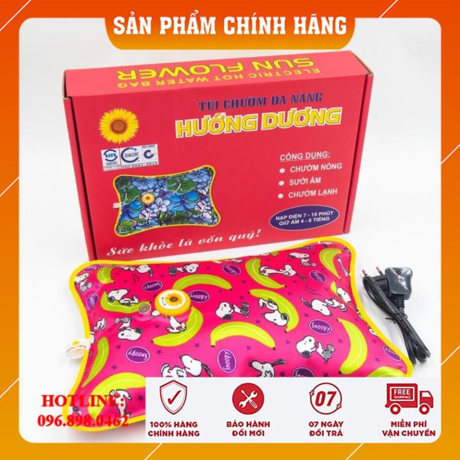 [HÀNG VNXK] Túi sưởi Hướng Dương, Mimosa - Túi suởi ấm sạc điện, chườm nóng lạnh, sưởi ấm bụng, chân tay