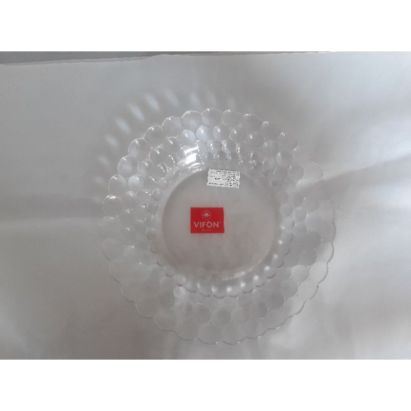 Dĩa thủy tinh hoa sen nhãn hiệu VIFON