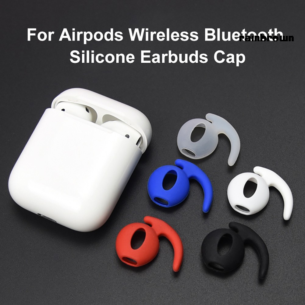 Vỏ Bảo Vệ Hộp Đựng Tai Nghe Airpods Bằng Silicon Có Móc Chống Trượt